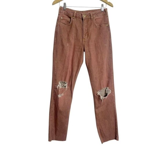 Pilcro Size 27 Pants Distressed The Vintage Straight - Picture 2 of 11